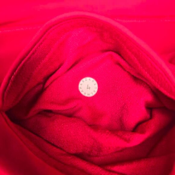 Lululemon Cropped Pink Mesh Leggings size 4 - Picture 7 of 8